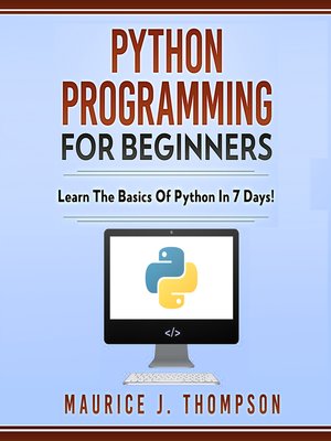 cover image of Python Programming  For Beginners